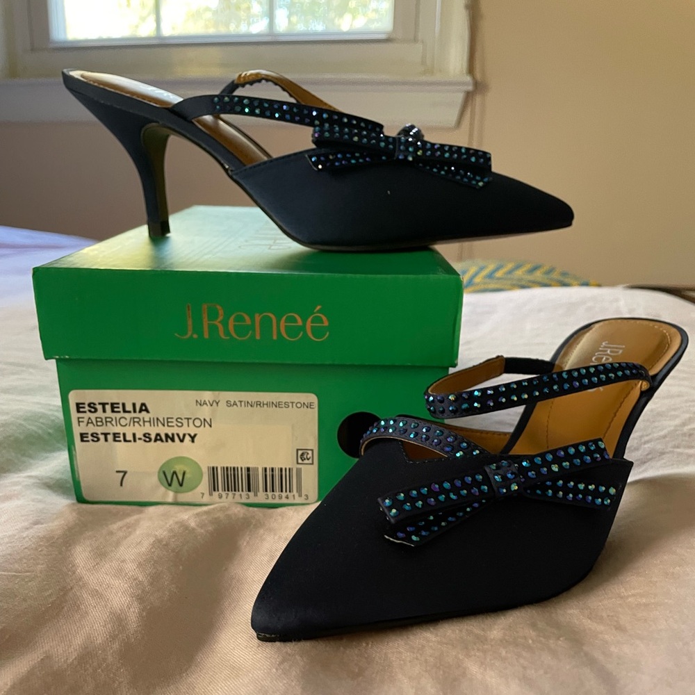 J. Renee navy blue heels.